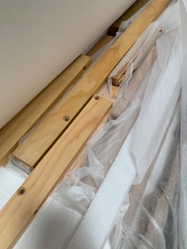 View 4 of *** PARTS ONLY *** Bellemave Twin Corner Bed Frame with Desk and Storage Shelves, Captain beds with Bookcase and Trundle and 3 Drawers, Wood Twin Size Daybed, White