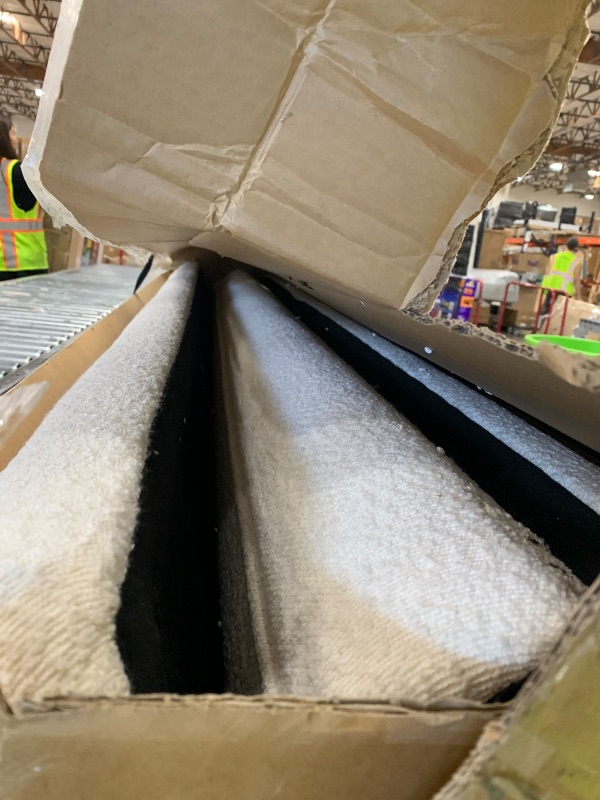 View 3 of **** PARTIAL SET **** RuiSiSi Queen Size Upholstered Platform Bed with Headboard, Boucle Bed Frame for Bedroom, No Box Spring Needed, White ** only box # 2 is included missing box # 1 **