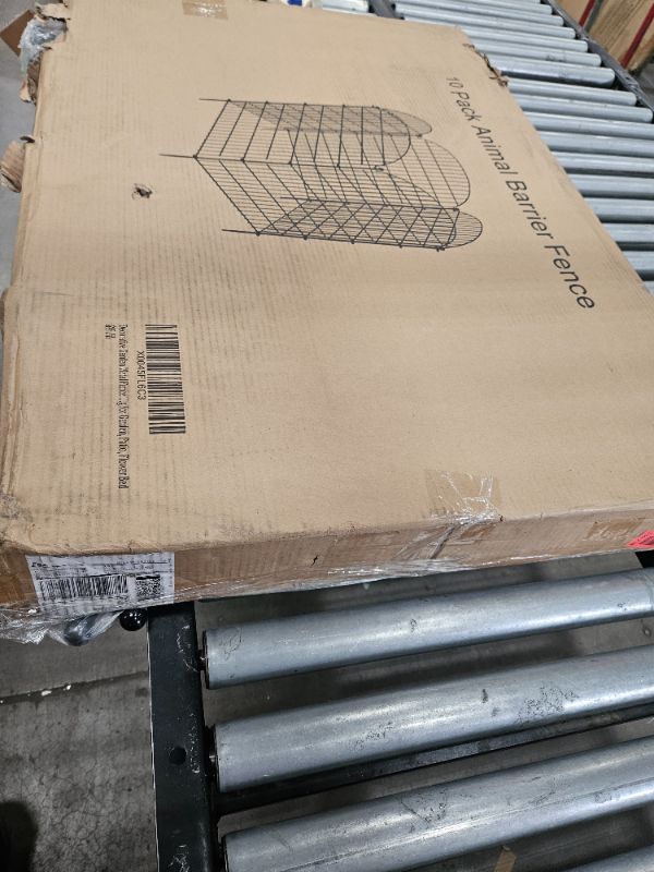 View 2 of 10 Panel No Dig Decorative Garden Fence 40" H x 23.6'L Outdoor Dog Barrier