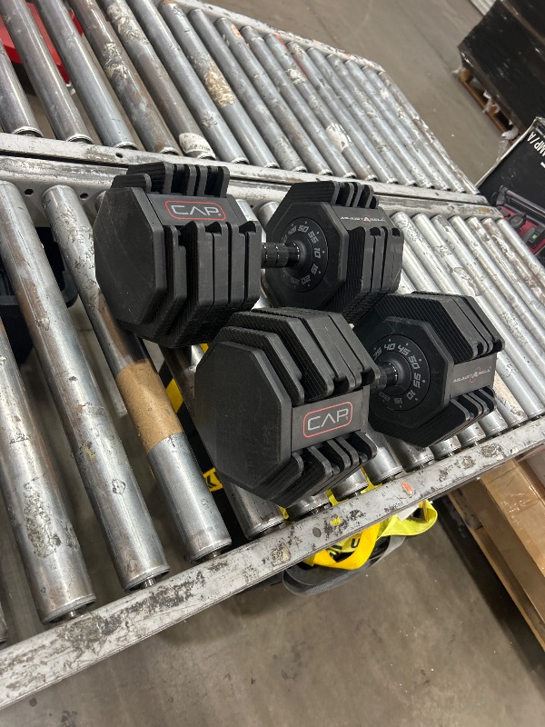 Photo 1 of  2 pc** CAP Adjustabell 55lb Adjustable Dumbbell