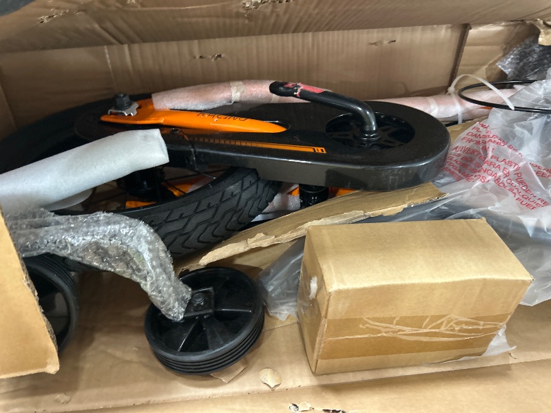 View 2 of ** MISSING PEDAL- SEAT- **
vollsch 14 Inch BMX Style Kids Bike for 2-8 Years Old Boys Girls Toddlers Bicycle with Coaster Brake Training Wheels, Orange