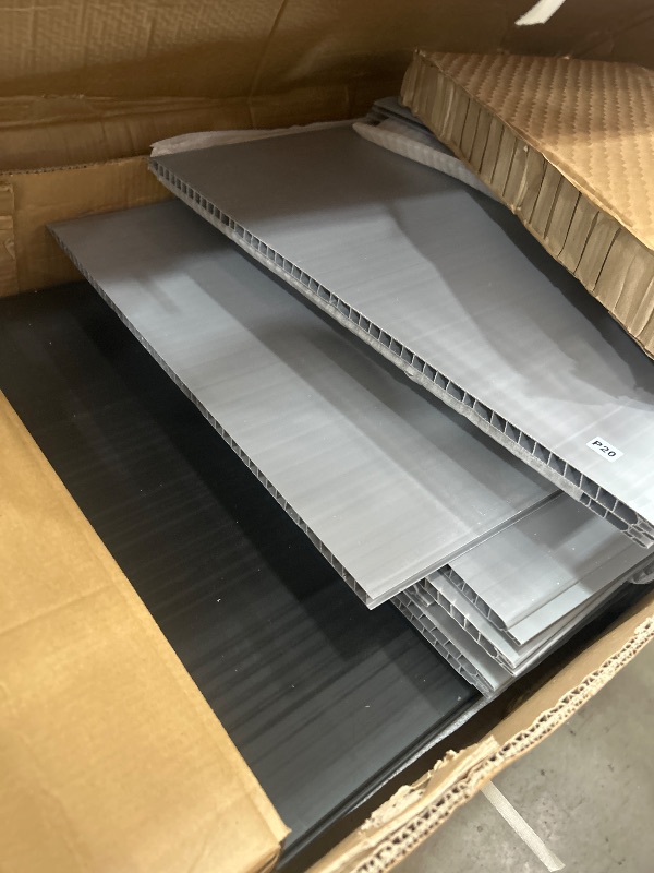 Photo 1 of (Parts missing sold as parts only)Plastic Outdoor Storage Shed with Floor & Window, 6X4 ft Resin Garden Shed for Patio, Lawn Mower, Bike & Tool, Waterproof Outdoor Storage with Lockable Door & 2 Vents & Sloped Roof for Backyard