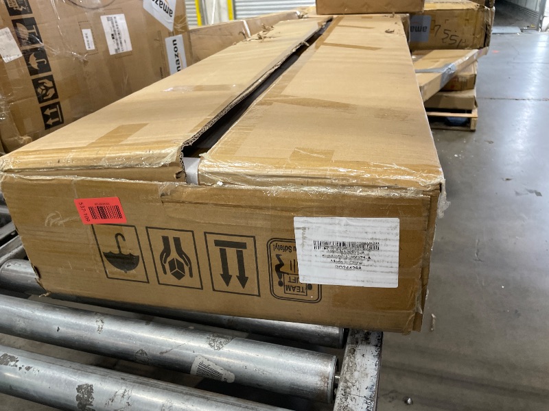 View 3 of (box 2 for parts / missing other set) Tribesigns 85.8-Inch L-Shaped Executive Desk, Extra Large Home Office Desk