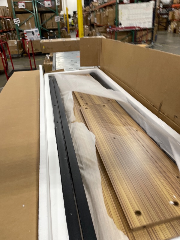 View 2 of (box 2 for parts / missing other set) Tribesigns 85.8-Inch L-Shaped Executive Desk, Extra Large Home Office Desk
