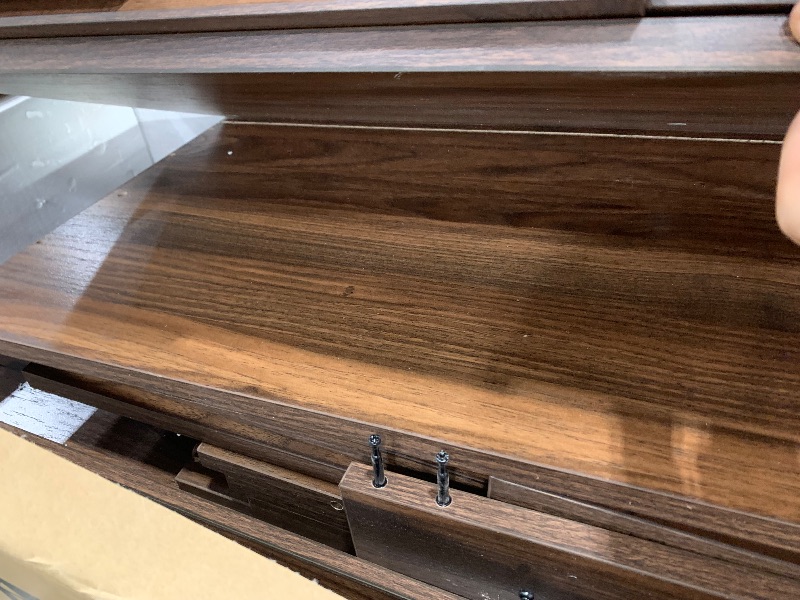 View 5 of **PARTS ONLY** YITAHOME 70" TV Stand with Storage - Dark Walnut