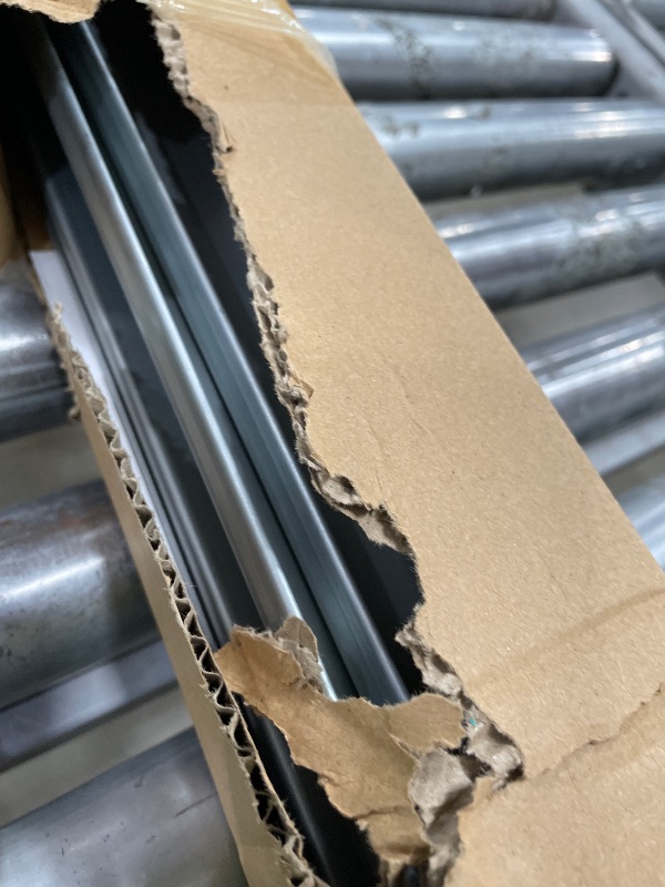 View 2 of 16ft Garage Door Bracket Strut,Heavy-Duty Steel Garage Doors Reinforcement Bracket,Double Door Garage Replacement Panels Repair Kits Track Rails Accessories 16Foot,Hurricane&Storm Support Top Bracket