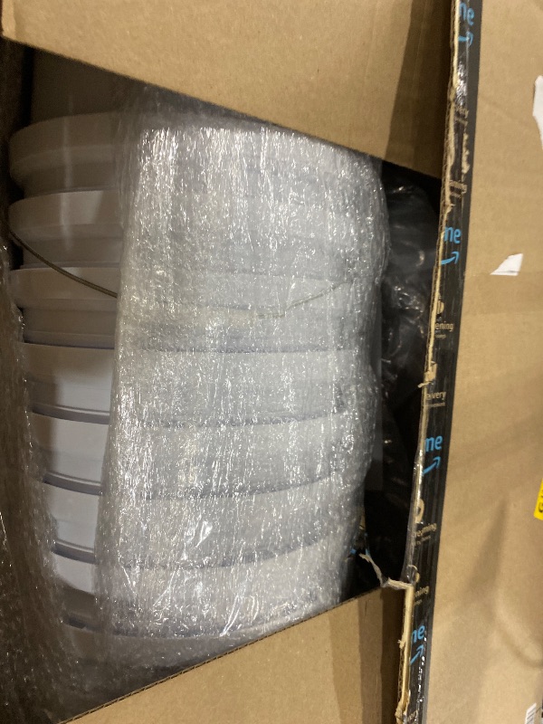 Photo 1 of
pack white plastic bucket with handle