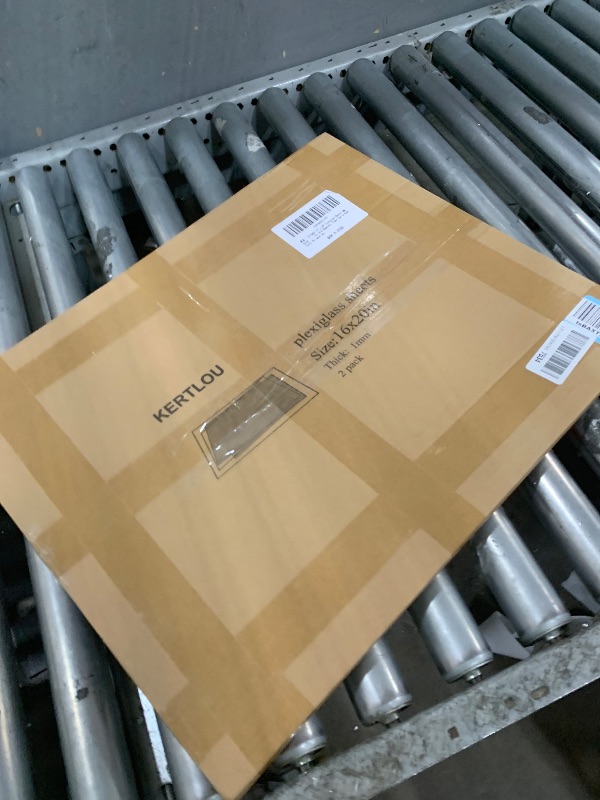 Photo 1 of (2 Pack) KERTLOU 16" x 20" Clear Plexiglass Sheets