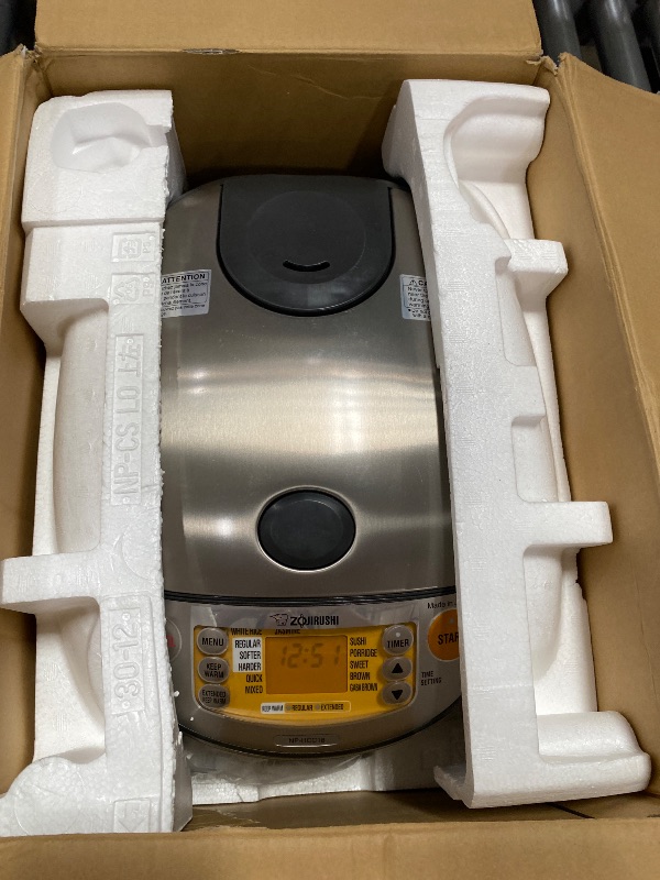 View 4 of **MISSING INNER PIT** Zojirushi Induction Rice Cooker & Warmer, 1.8L