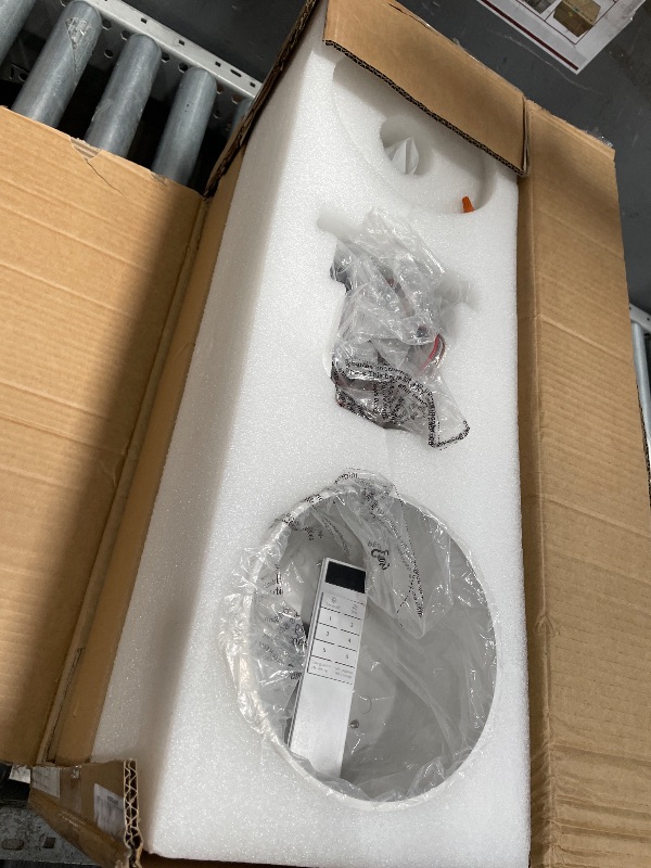 View 3 of **FOR PARTS, MISSING PARTS**BUENION 52 Inch White Flush Mount Ceiling Fan