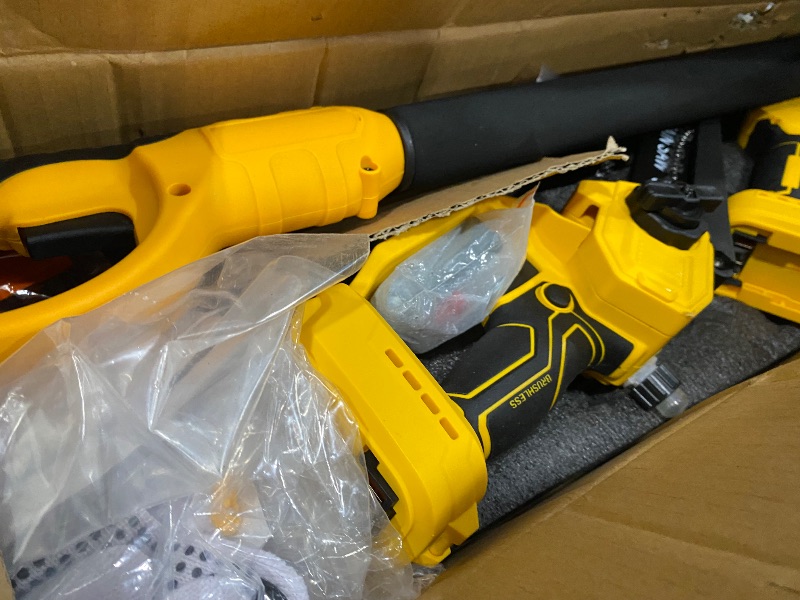 View 3 of **NO BATTERY INCLUDED** Tulukye 4-in-1 Cordless Pole Saw & Pruning Shears Combo