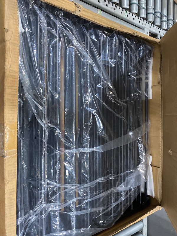View 3 of 199" Extra Wide Baby Gate, Play Yard Child Safety Gate, Dog Gates with Auto-Close Door, Double Locking System for The House Doorways, Fireplace, Kitchen, 8-Panels, 30" Tall