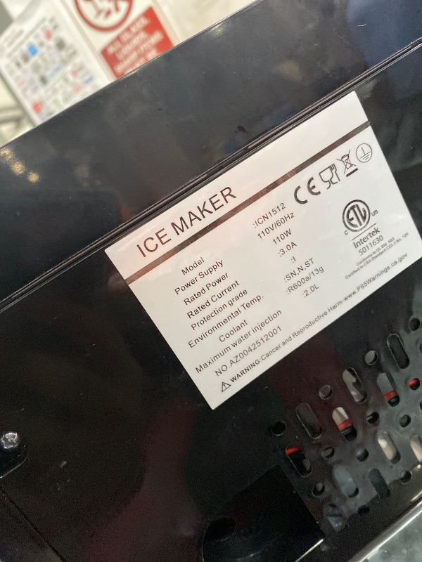 View 4 of (used)WATICE Countertop Nugget Ice Maker - 33Lbs/24H, 7-Min Ready