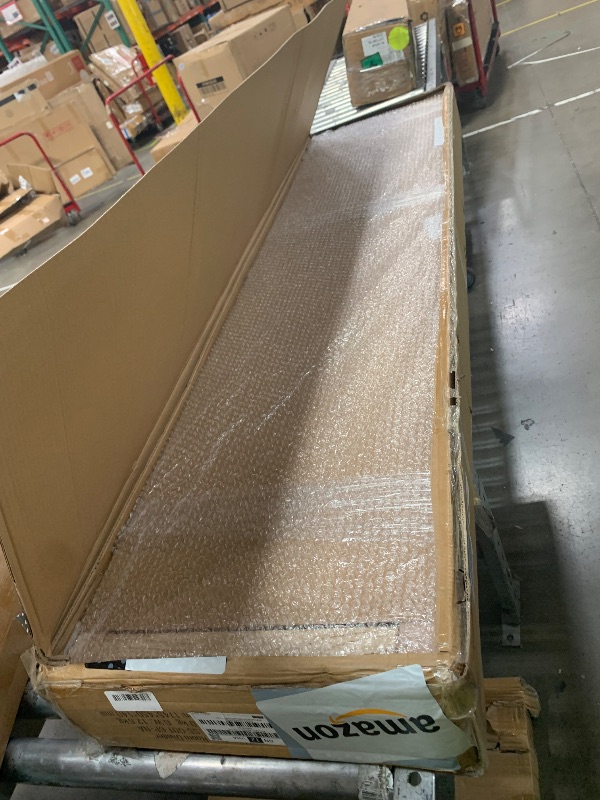View 2 of **top piece has some damage**VEVOR 6 Panel Wood Room Divider, Natural