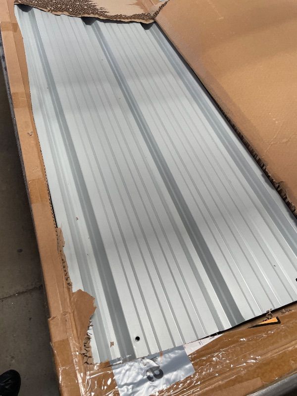 Photo 1 of *** PARTIAL SET *** Garvee 20x20x14 ft Metal Carport Kit, Vertical Roof Car Port for 2 Cars