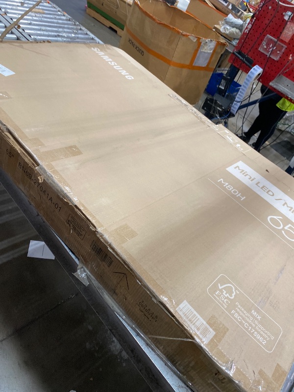 Photo 1 of **DAMAGED** Samsung 65-Inch QLED 4K Smart TV (2026)