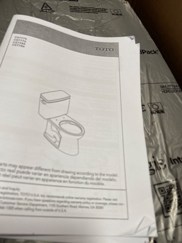 View 3 of **ONLY A PART** TOTO Drake 1.6 GPF Two-Piece Elongated Toilet WATER RESERVOIR ONLY