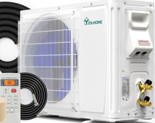 View 1 of ***SEE PHOTOS**Partial Set**YITAHOME 18000 BTU Mini Split AC/Heating System 208-230V