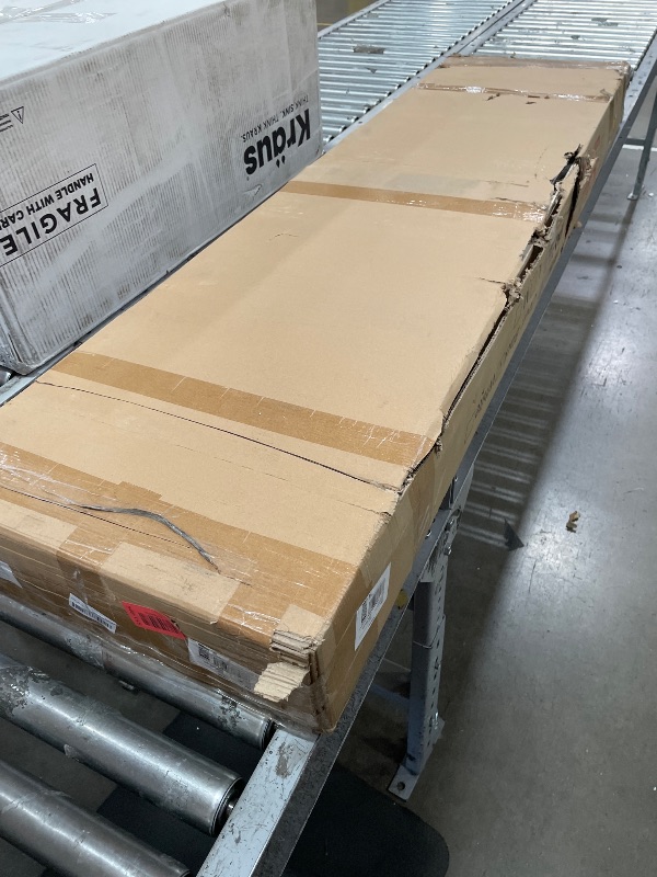 View 3 of **FACTORY SEALED** LFT HUIMEI2Y 4-Tier Glass Display Cabinet with Lock, Display Case Black