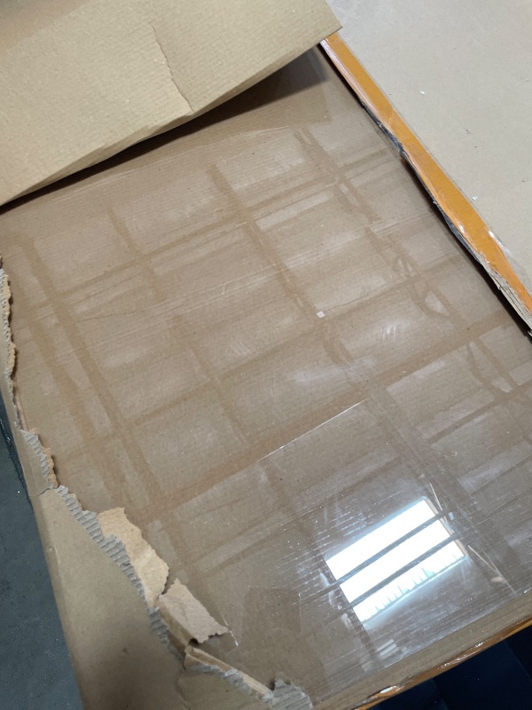 View 2 of [Upgraded Version] MuArts Crystal Clear Hard Chair Mat 54" x 32"