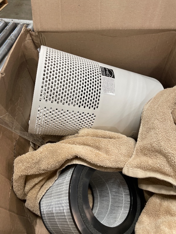 View 2 of **PARTS ONLY** Amazon Basics Air Purifier, White, 3 Speeds, Sleep Mode
