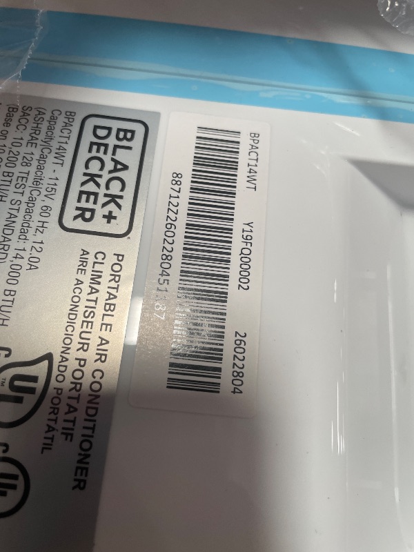 View 3 of **Does not Power on** BLACK+DECKER Smart Portable Air Conditioner, 14,000 BTU