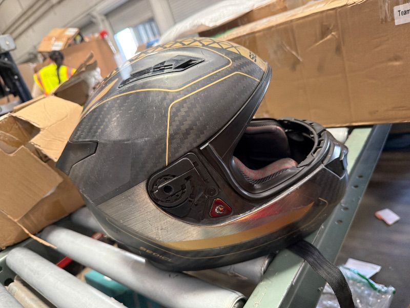 Photo 1 of **USED** Modular Flip up Motorcycle Helmets for Men Women, DOT Approved, Grey, M