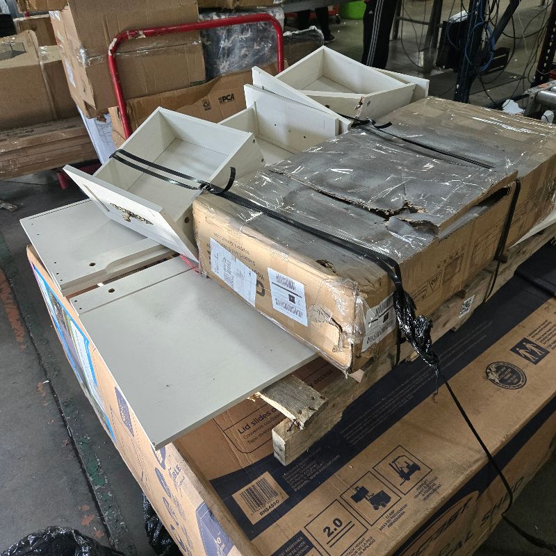 View 3 of **PARTS ONLY** Garvee white 6-drawer dresser