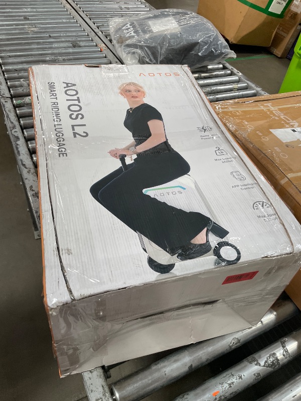 Photo 1 of **Unable to Test** AOTOS Smart Rideable Carry-On Luggage