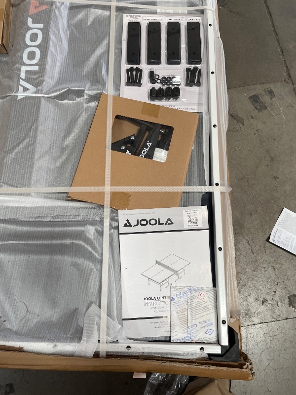 Photo 1 of *+TRUCK PICKUP ONLY** JOOLA Centric - Professional Table Tennis Table with Quick Clamp Ping Pong Net and Post Set - 10 Minute Easy Assembly - Foldable Ping Pong Table with Single Player Playback Mode
