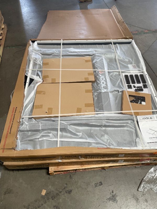 View 6 of ** PARTS ONLY MINOR DAMAGE, UNKNOWN IF MISSING PARTS**
JOOLA Centric - Professional Table Tennis Table with Quick Clamp Ping Pong Net and Post Set - 10 Minute Easy Assembly - Foldable Ping Pong Table with Single Player Playback Mode