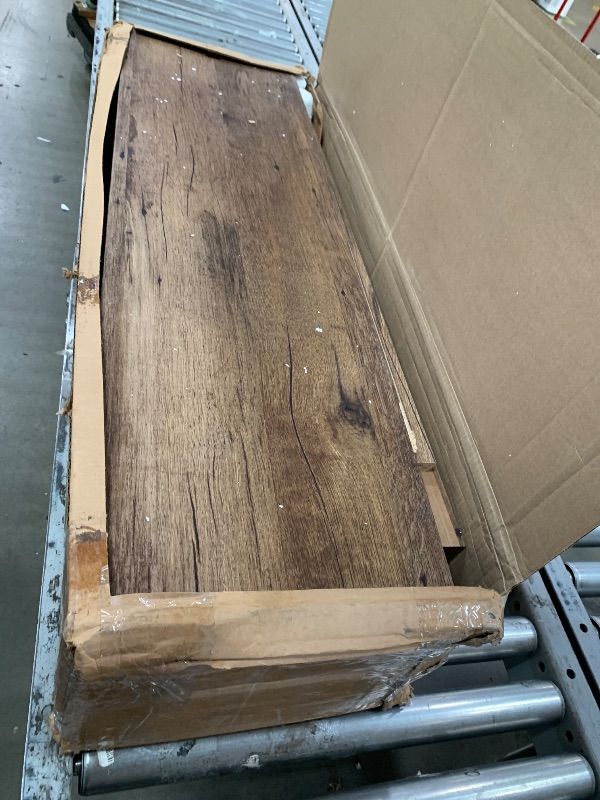 Photo 1 of **** MISSING PARTS ***
\Sauder 5-Shelf Bookcase - Vintage Oak