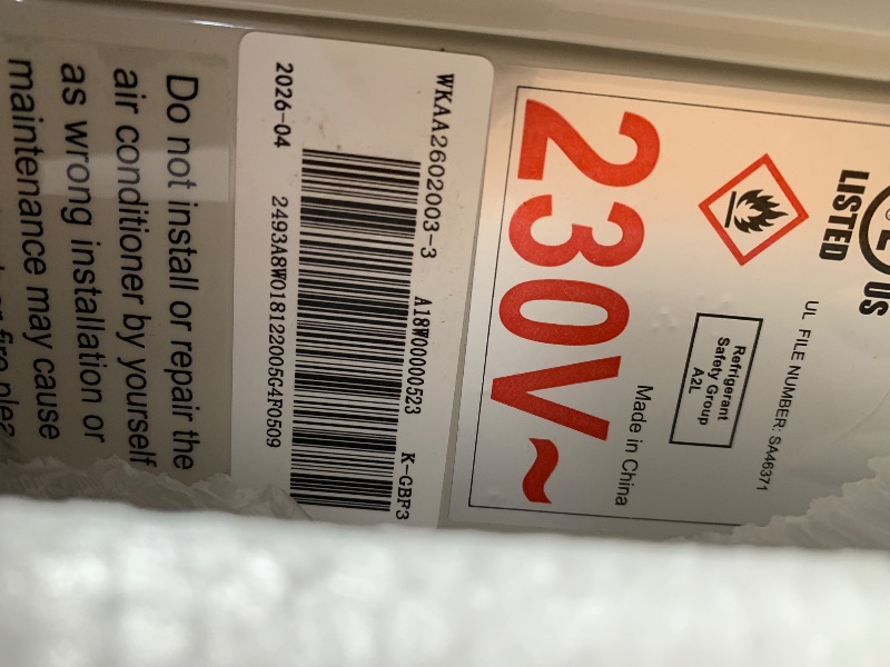 View 6 of *** PARTIAL SET - BOX 1 OF 2 ONLY *** OYLUS Mini Split AC/Heating System, 18000 BTU