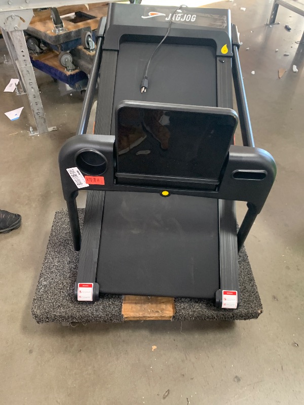 View 4 of ***MISSING PIECE** JAGJOG Foldable Treadmill - 15% Auto Incline, 300 lb Capacity