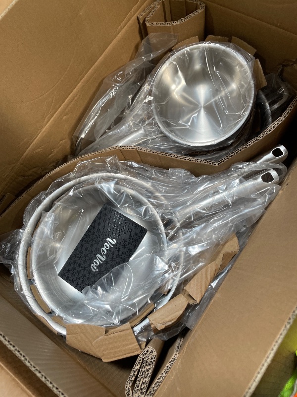 Photo 1 of 10-Piece Tri-Ply Stainless Steel Cookware Set