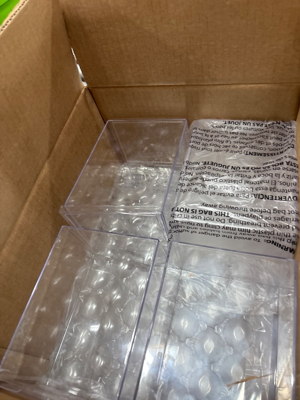 Photo 1 of 8-Pack Hard Acrylic Funko Pop Protector Display Case (4"), Stackable Display Case, Crystal Clear, 2.5mm Thick, Made in USA by Gary Plastic Packaging