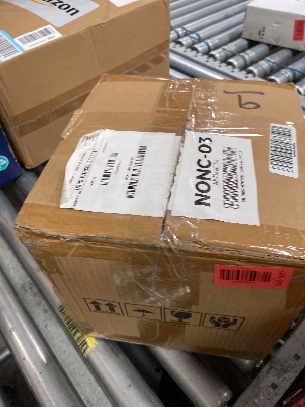 Photo 1 of 1150D Automatic Label Dispenser, 110V Electric Sticker Peeler with Intelligent Sensing & Auto Counting, 1-8m/min Adjustable Speed Labeling Machine for Multiple Rows, for Warehouse & Retail