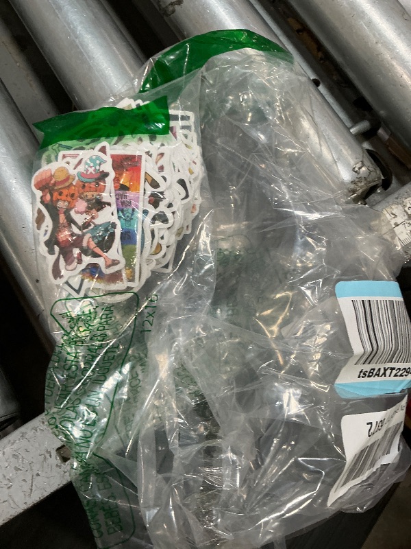 View 2 of 100pcs One Piece Stickers, Cool Japanese Anime Cartoon Waterproof Vinyl Decal for Laptop, Travel Case, Phone, Bike, Water Bottle, Guitar, Computer, Skateboard