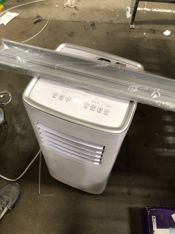 Photo 1 of **MISSING ALL ACCESSORIES** Coolblus Portable Air Conditioners, 8500 BTU Portable AC Cool Up to 360 Sq.Ft, 3 IN 1 with Remote Control, Sleep Mode, Window Kit, No Wall or Window Installation Needed, White-8500BTU