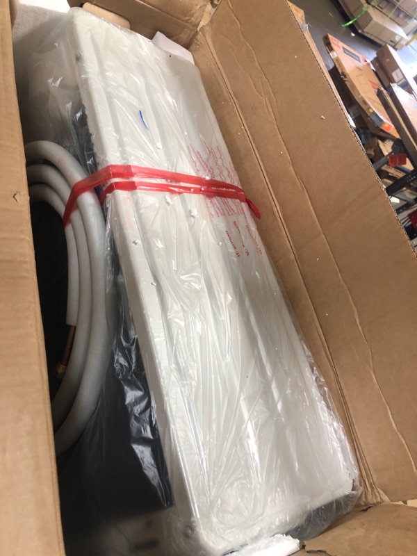 Photo 1 of ***UPPER UNIT ONLY*** IMCOMPLETE - 19 SEER2 Mini Split AC, 115V 9000 BTU Mini Split Heating and Coolings up to 450, Inverter Mini Split System w/Remote Control, Low Nosie,Mini Split Air Conditioner for Home ***ALLOW UPRIGHT FOR 24 Hrs BEFORE USE***