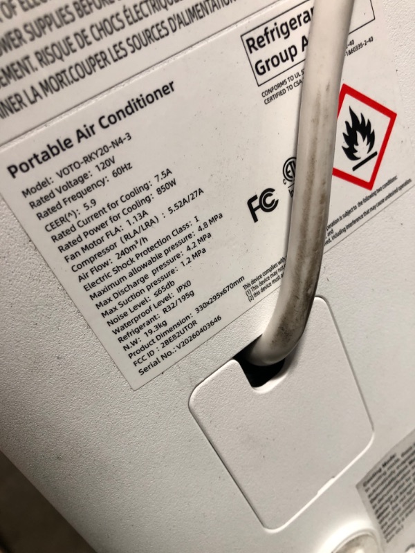Photo 1 of **PARTS ONLY** Portable AC  unit