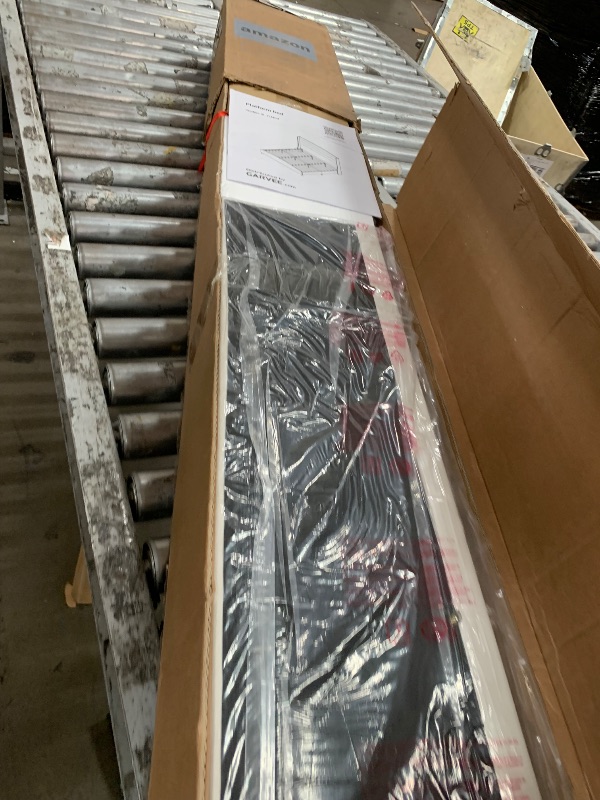View 4 of **PARTIAL SET/MISSING HEAD & FOOT BOARD** Garvee King Size Bed Frame,Soft Linen Upholstered Platform Bed with 51.6" Tall Wingback Headboard/Raised Footboard,Sturdy Wood Legs/Slats,Noise-Free,No Box Spring Needed,Modern Minimalist Style,Cream
