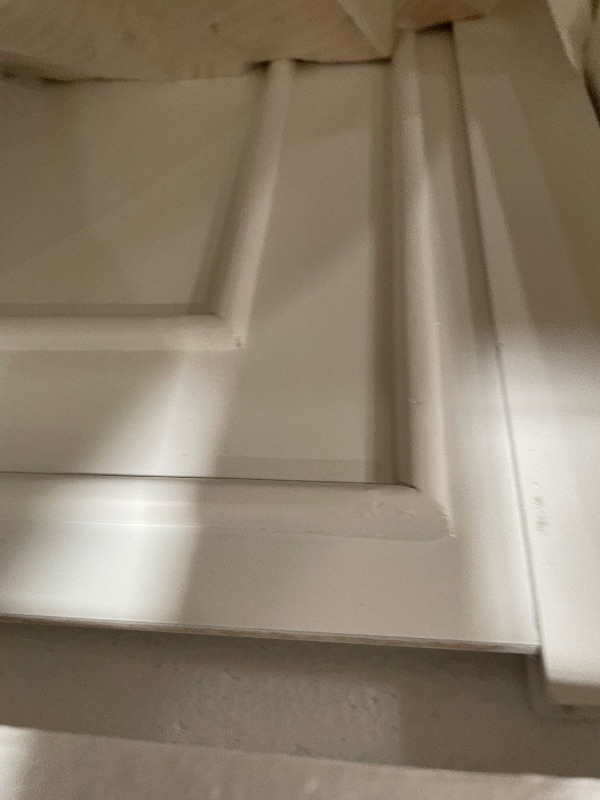Photo 1 of **MISSING INSTRUCTIONS** Merax King Bed Frames Traditional Town and Country Style Pinewood Vintage Bed,White