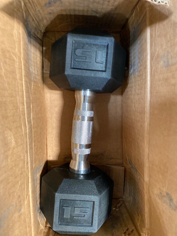 View 1 of 15lb dumbbell