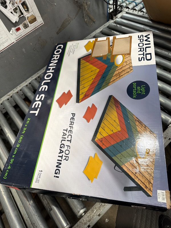 Photo 1 of ***MINOR DAMAGE***GoSports Rustic Design Cornhole Game Set