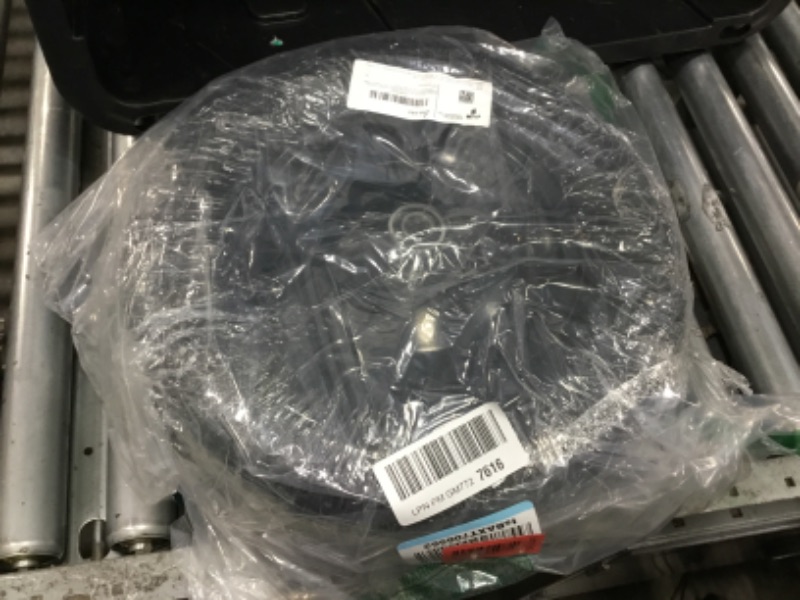 View 2 of (2-PACK) 4.80/4.00-8" Flat Free Tire and Wheel - Universal Fit 14.5" Solid Wheelbarrow Tires with 3" Hub and 5/8" Bearings – Extra Adapter kit includes 3/4" Ball Bearings, 1" and 1/2" Nylon Spacers