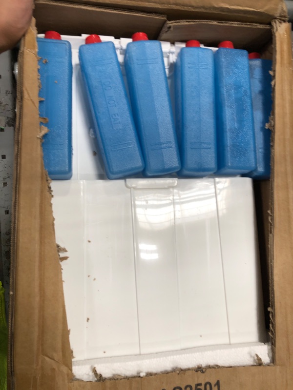 Photo 1 of **No instructions. Top piece does not fit properly to bottom tank. One of the ice packs is split. the seal between top and bottom is missing.
** 
Lifecreek Portable Air Conditioner, 3-in-1 Evaporative Air Cooler with 3.2 Gal Water Tank, Windowless Portabl
