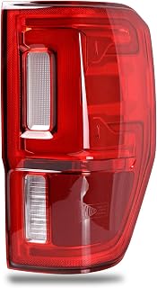 Photo 1 of (passenger-side) LED tail light assembly with a blind spot radar indicator, designed for a 2019–2023 Ford Ranger
