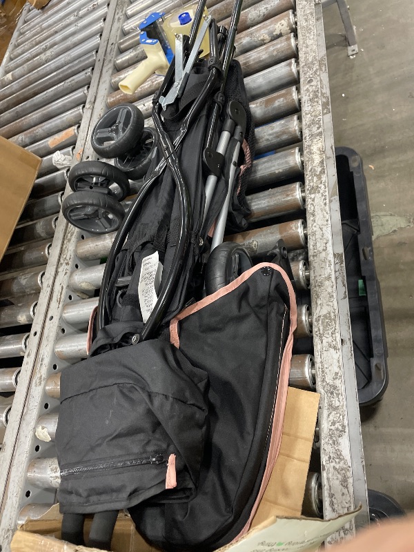 Photo 1 of ***MISSING PARTS***Ingenuity 3D Mini Convenience Stroller – Lightweight Stroller with Compact Fold, Multi-Position Recline, Canopy with Pop Out Sun Visor and More – Umbrella Stroller for Travel, Pink