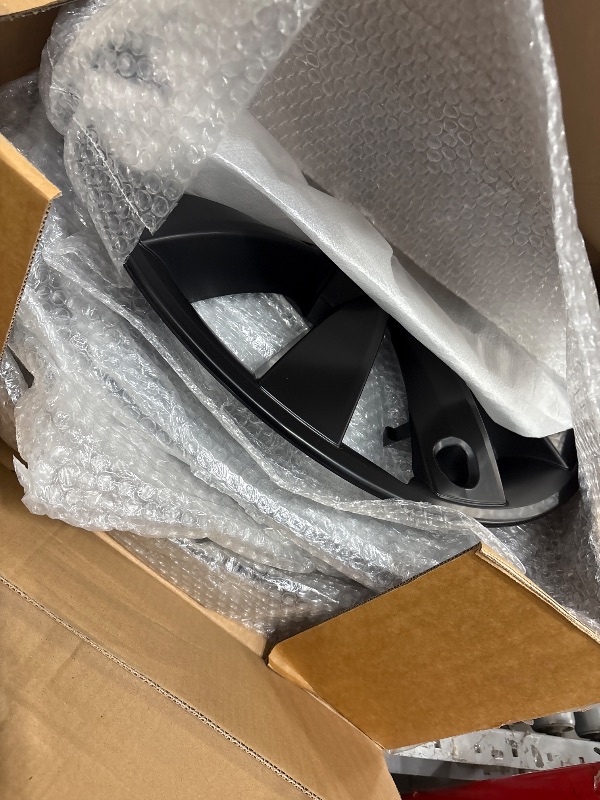 Photo 1 of **Only Three** Hubcaps Fit for Tesla Model Y Juniper 2025 2026, 19" Matte Black Wheel Covers with Center Caps, Cross-Spoke Design Rim Covers, Easy Clip-On Installation for Model Y Juniper Accessories